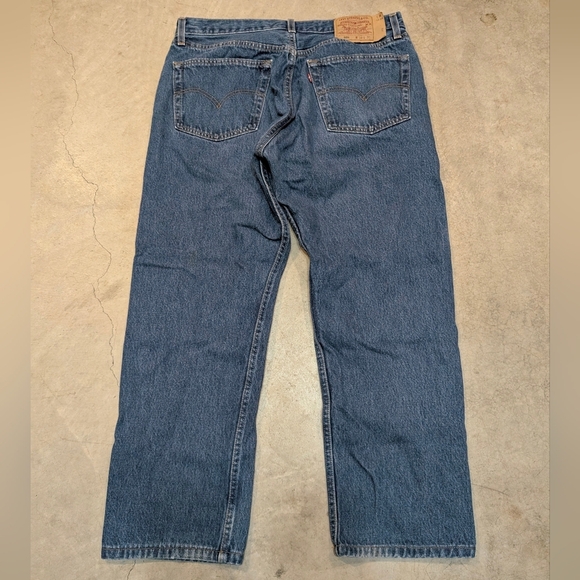 VTG 90s Levi's 501 Mens 38x30 (35x28) Shrunk Jeans Denim - Picture 6 of 7